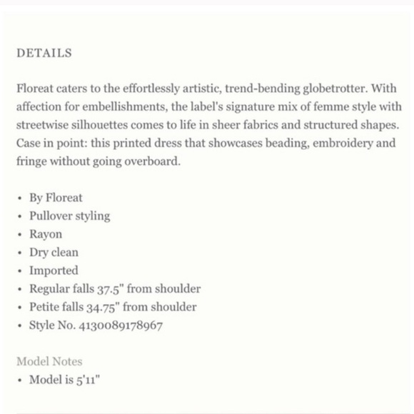 Floreat Dress SP | Anthro - Picture 7 of 9